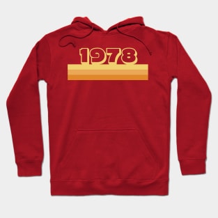 1978 classic vintage design Hoodie